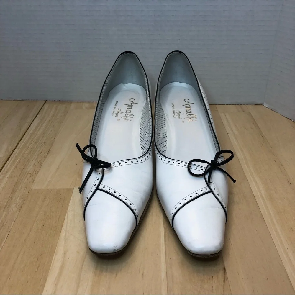 Amalfi by Rangoni Leather Pumps Made in Italy/Size 7AAAA - Picture 2 of 15